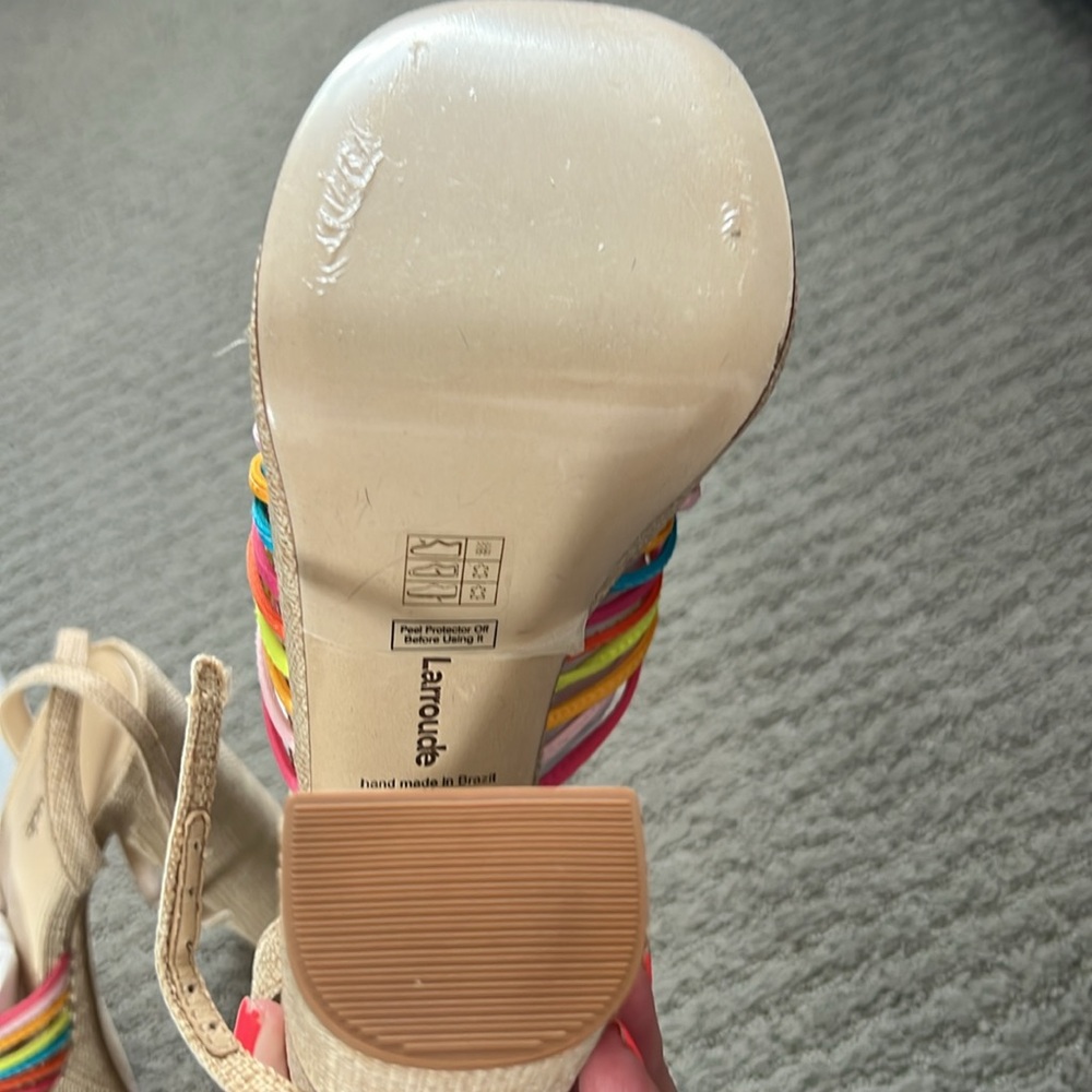 Larroude Valerie Colorful Platform Heels - Picture 4 of 5